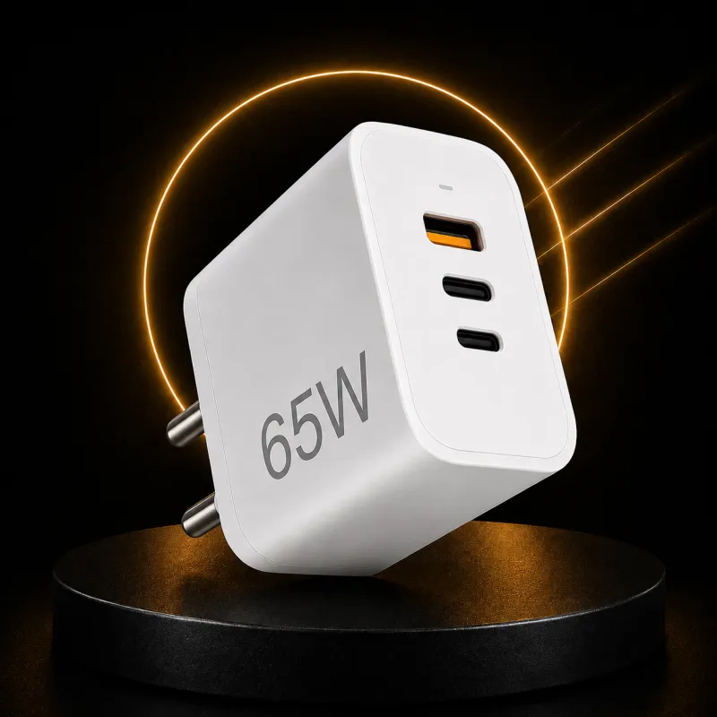 QCPD65 65W Adapter — front shot